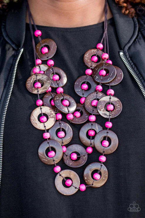 Bora Bora Beauty - Pink Necklace