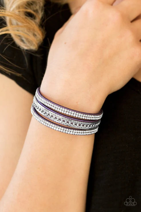 Unstoppable - Purple Bracelet