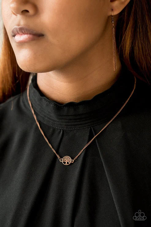 Treetop Trend Copper Necklace