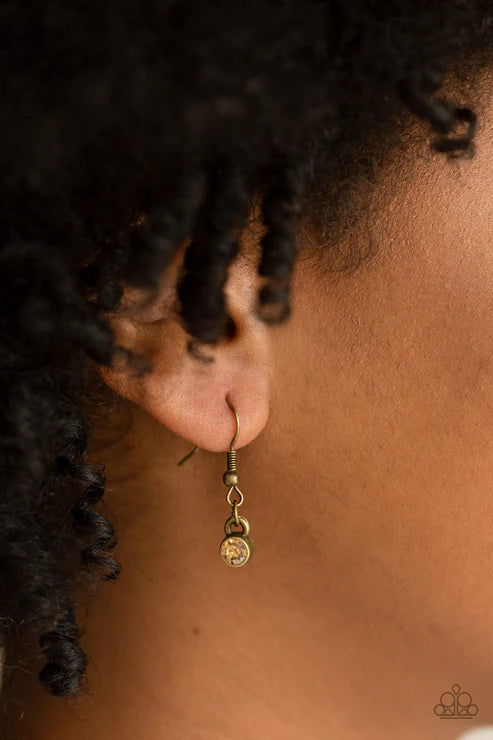 Court Couture - Brass Necklace