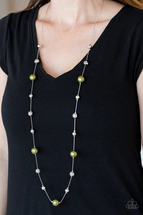 Eloquently Eloquent - Green Necklace