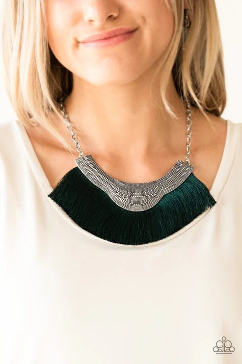 My PHARAOH Lady - Green Necklace