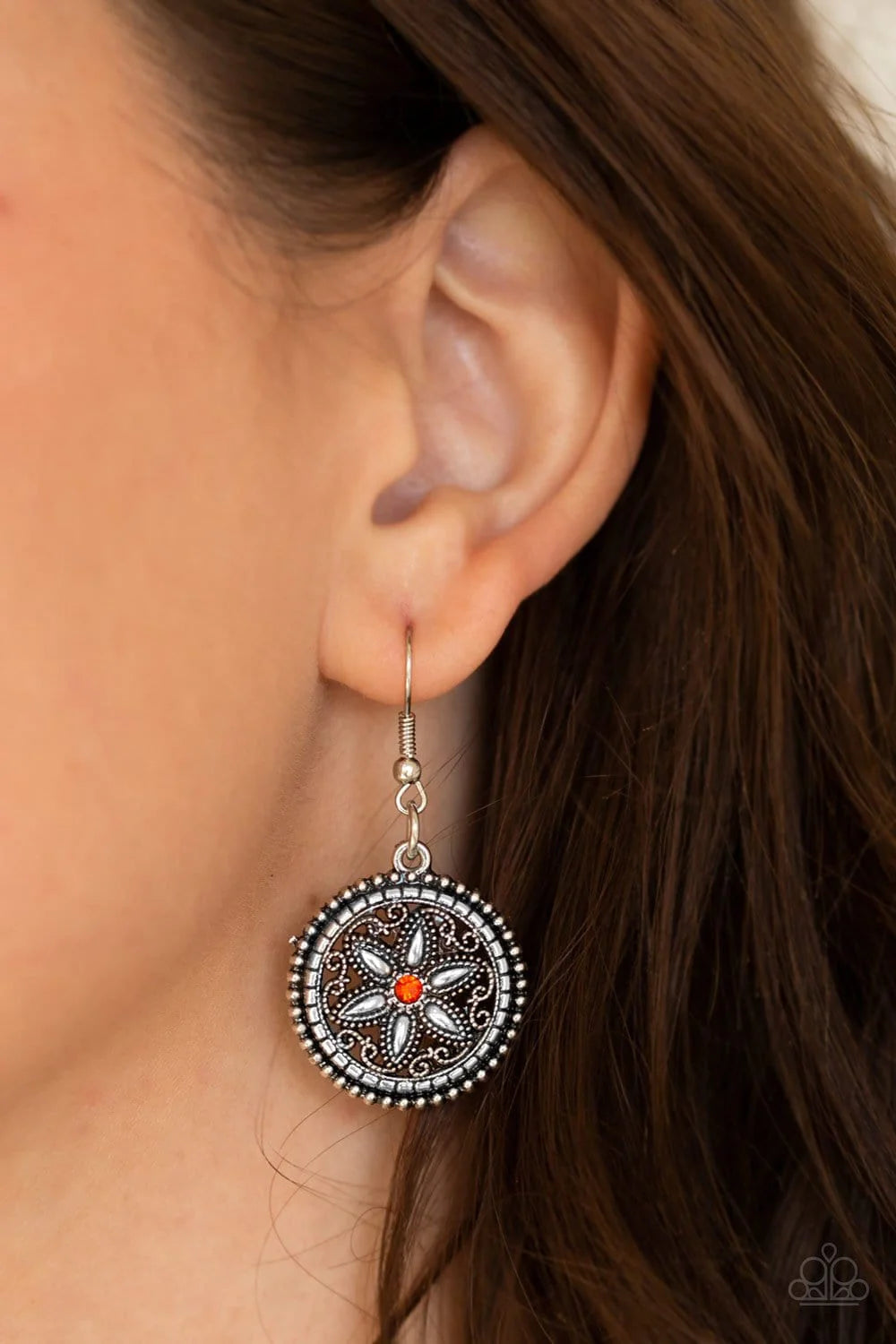 Written In The STAR LILIES - Orange Necklace