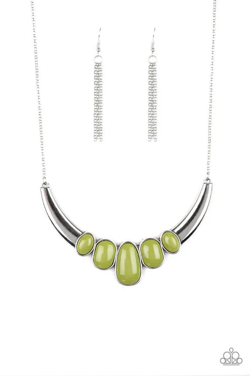 A BULL House - Green Necklace