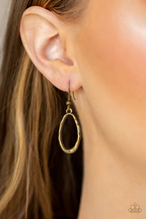 Terra Storm - Brass Necklace