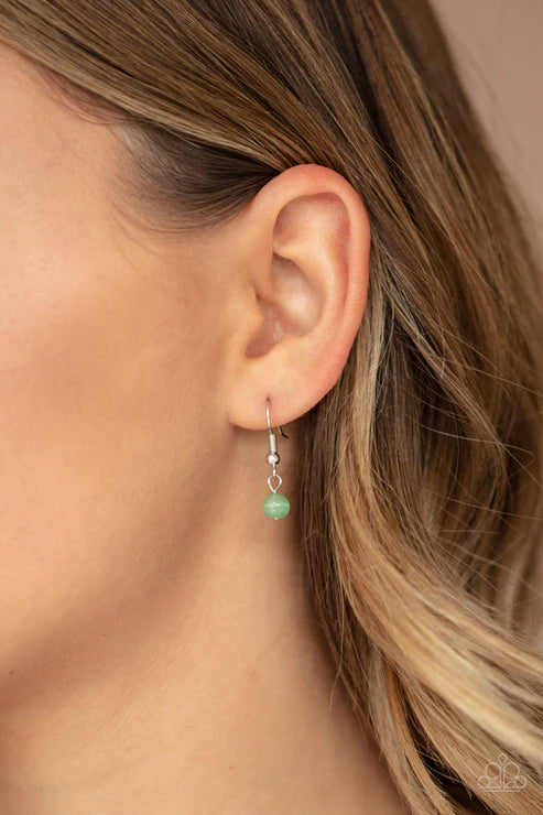 Fashion Flaunt - Green Necklace
