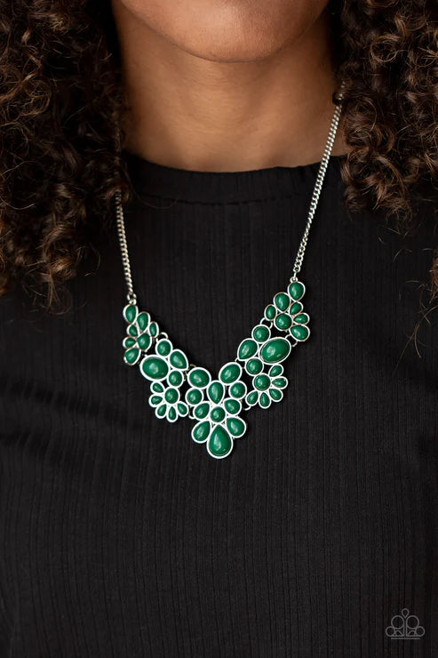 Bohemian Banquet - Green Necklace