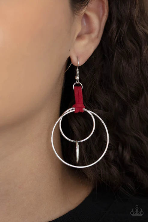 Fearless Fusion - Red Earrings