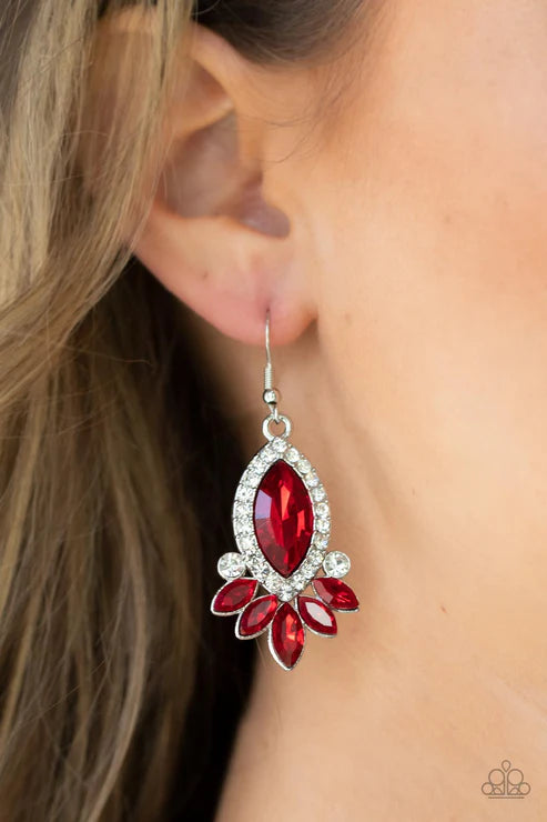 Prismatic Parade - Red Earrings