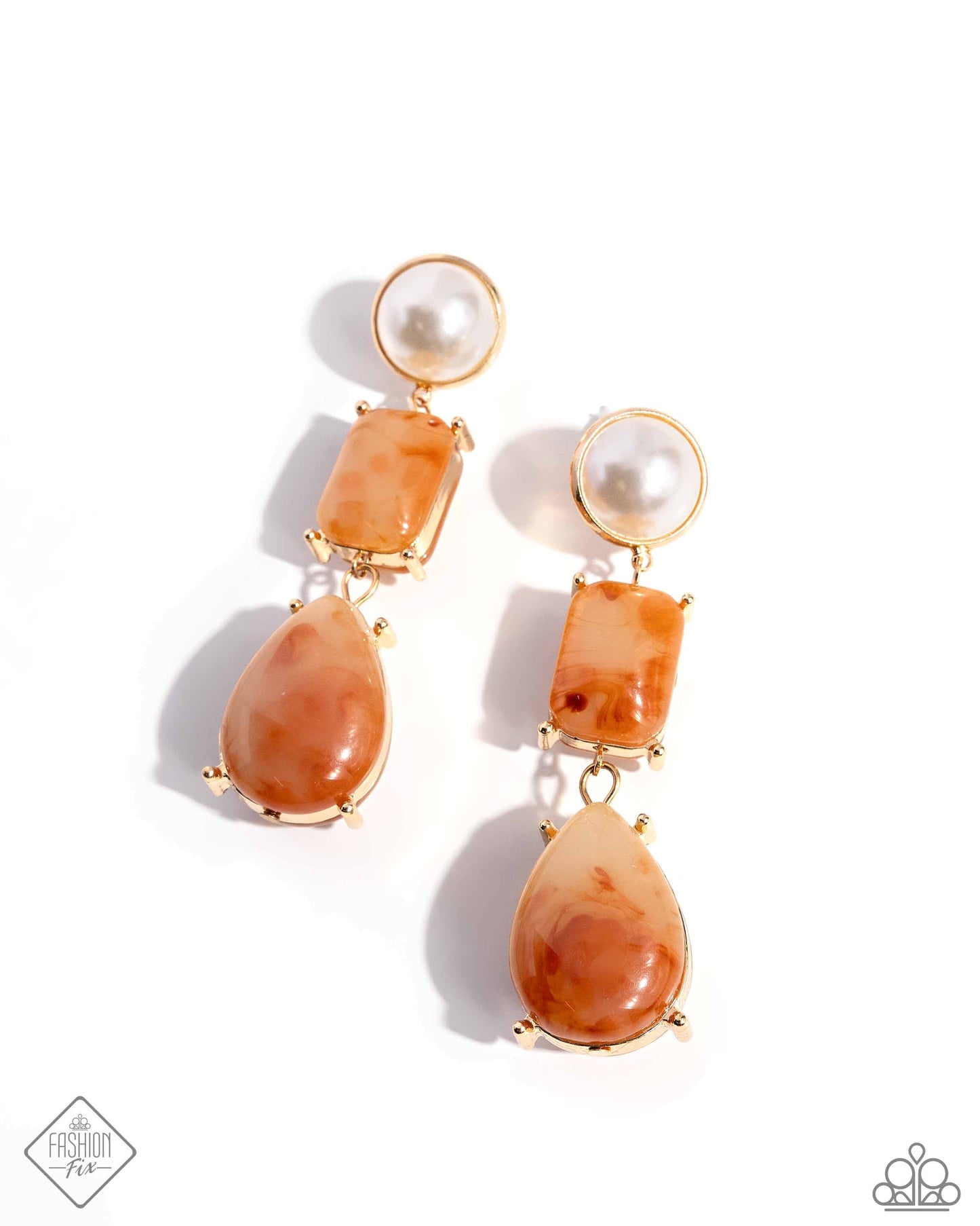 Marbled Masterpiece - Orange Bracelet