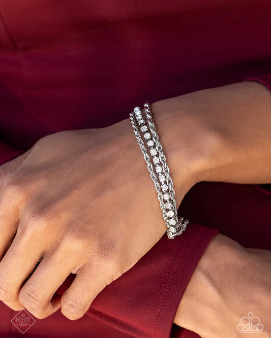 Excessive Empire - White Bracelet