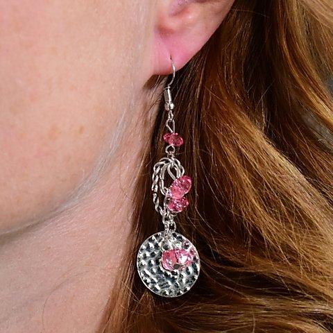 Seaside Catch - Pink Earrings