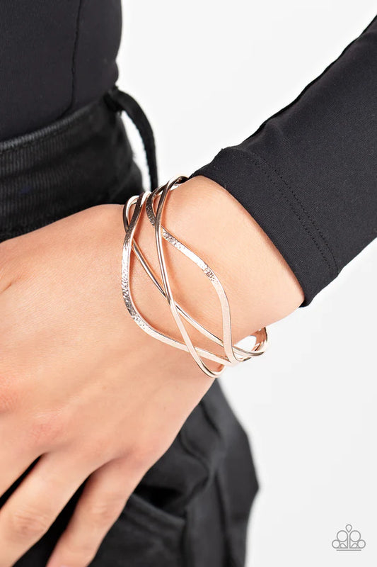 Fusion Rose Gold Cuff Bracelet