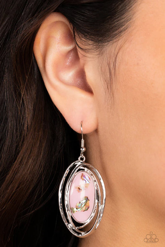 Ocean Floor Oracle Pink Earrings