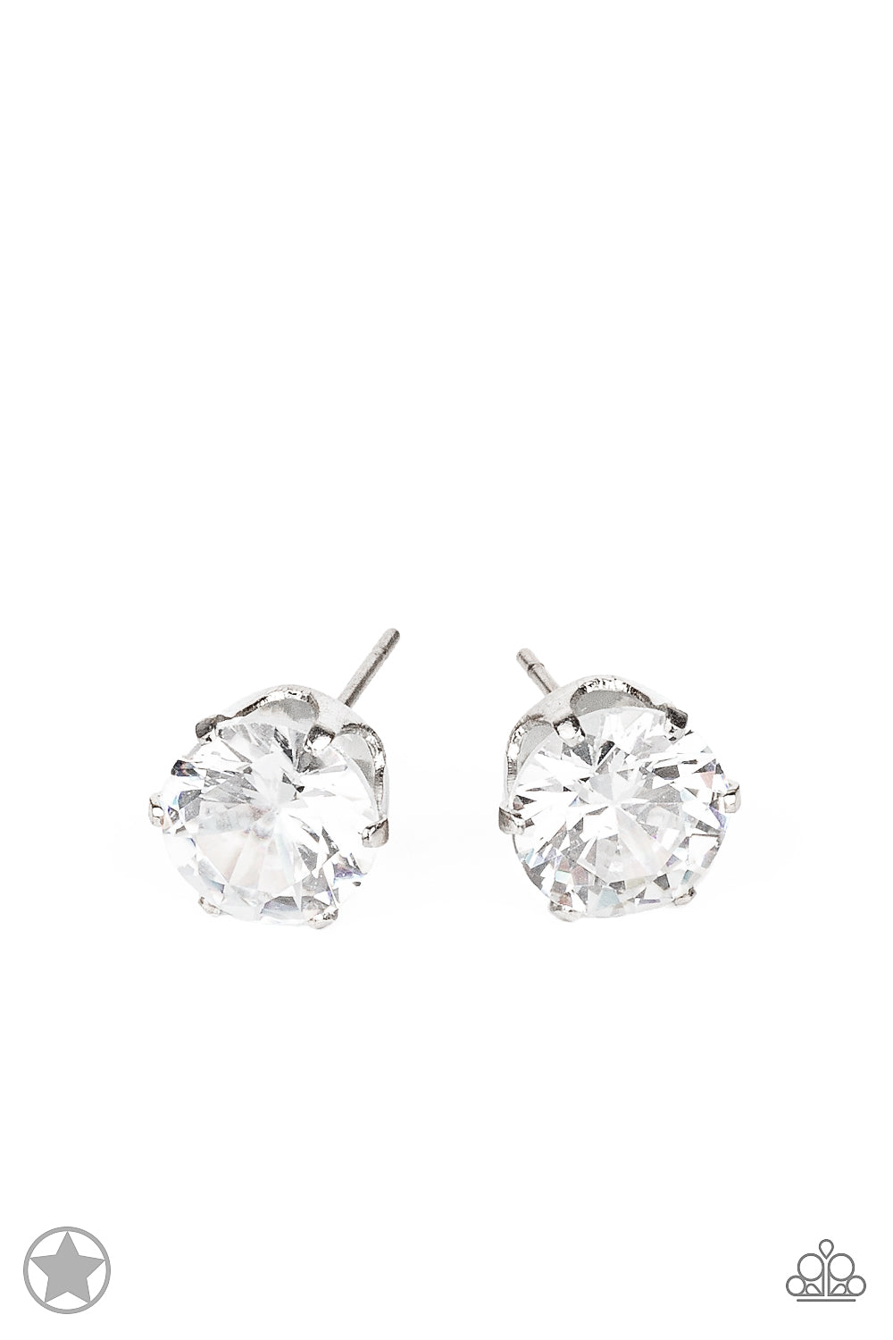 Just In TIMELESS White Post Earrings