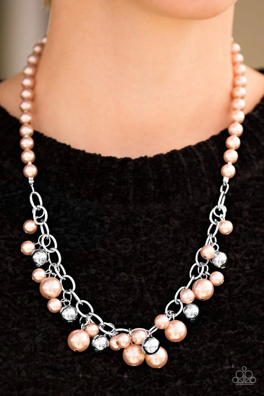 Classically Celebrity - Brown Necklace