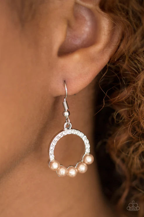 All Time GLOW - Brown Earrings