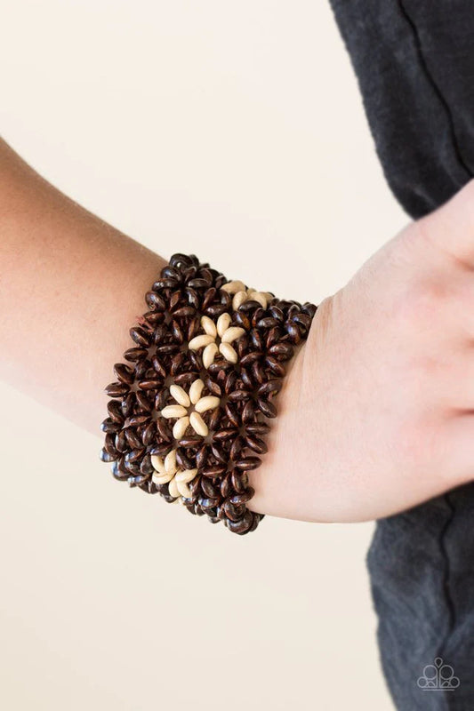 Bahama Babe - White Bracelet