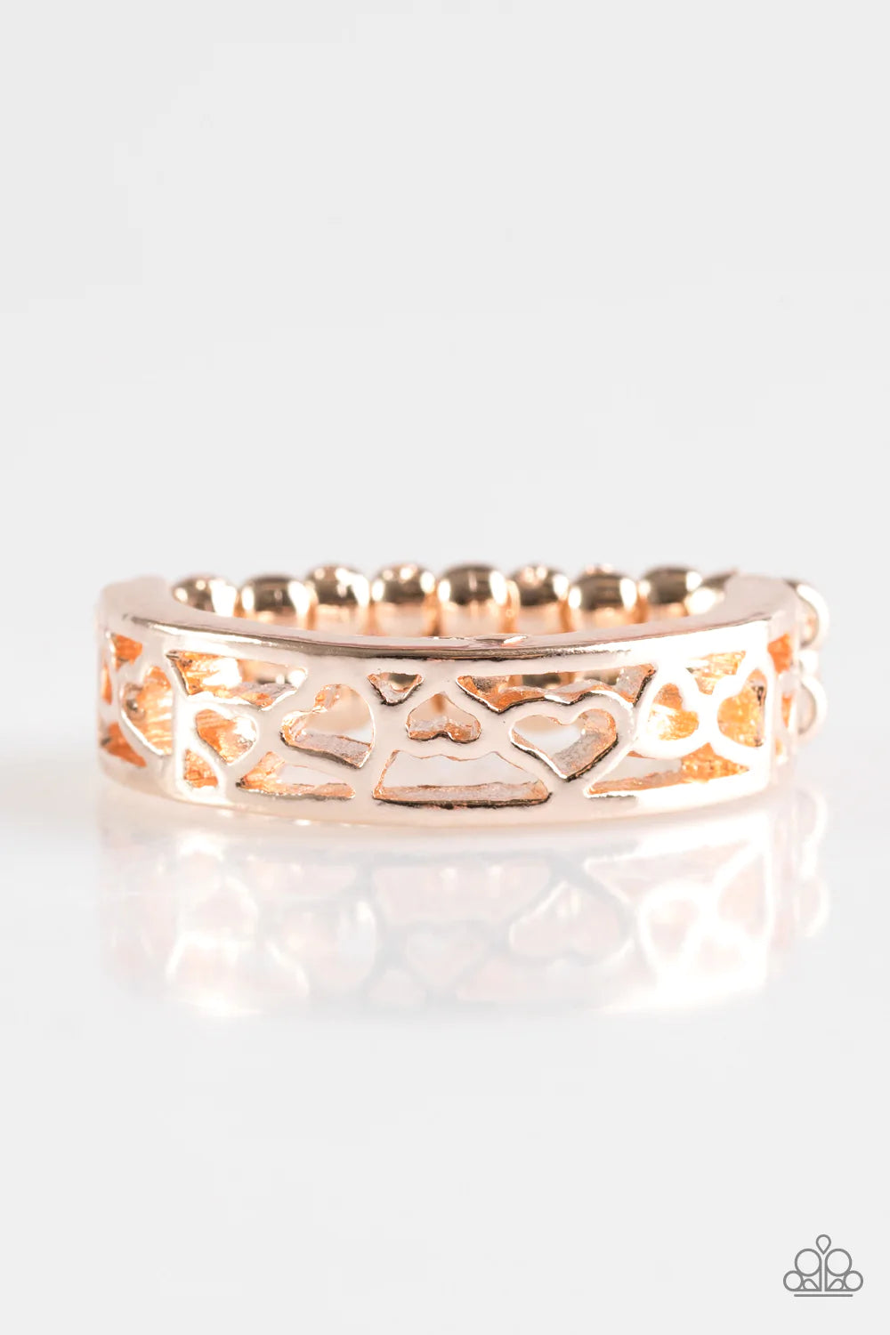 Heart Me Out Rose Gold Ring