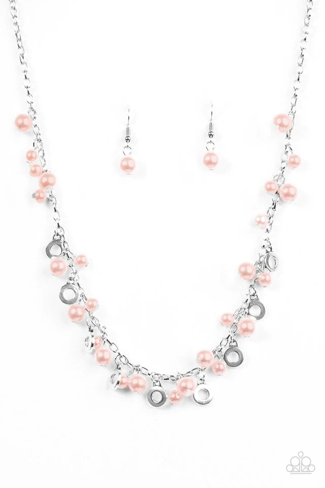 Elegant Ensemble - Pink Necklace