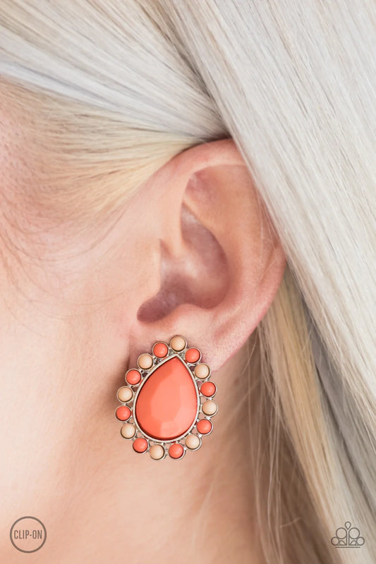 So Spring Season - Orange Clip-On