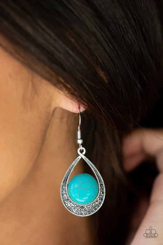 Richly Rio Rancho - Blue Earrings