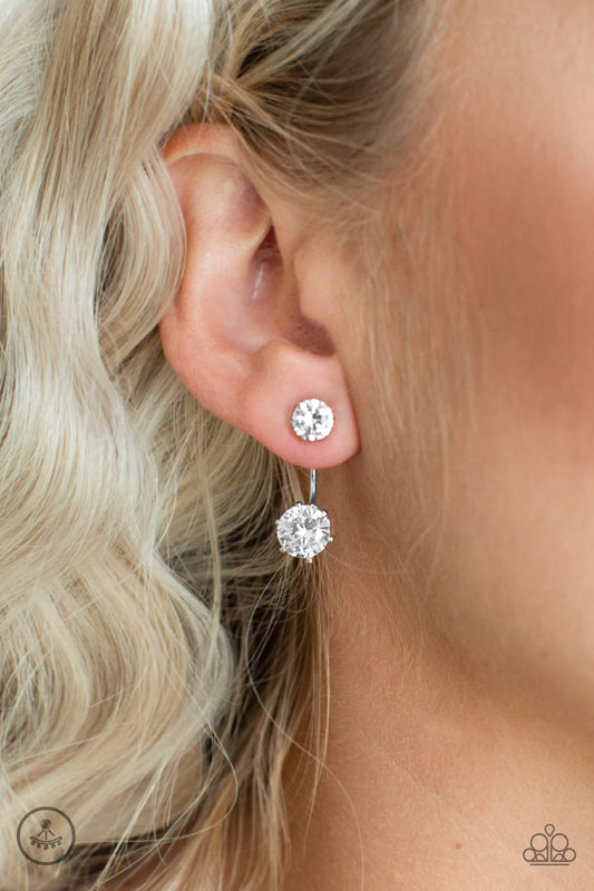 Starlet Squad - White Post Earrings