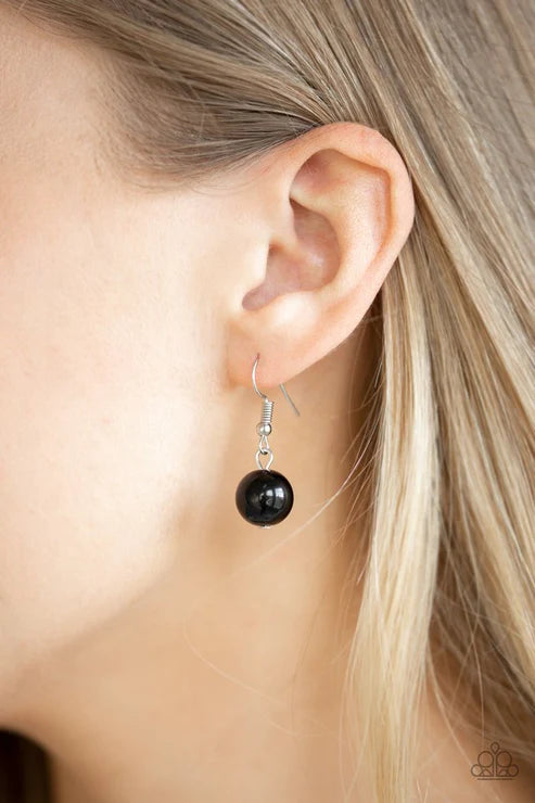 Pleasant Promenade - Black Necklace