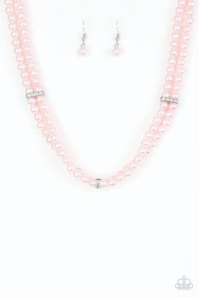Put On Your Party Dress - Pink Necklace