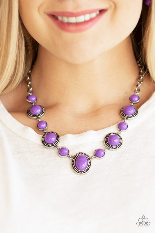 Voyager Vibes - Purple Necklace