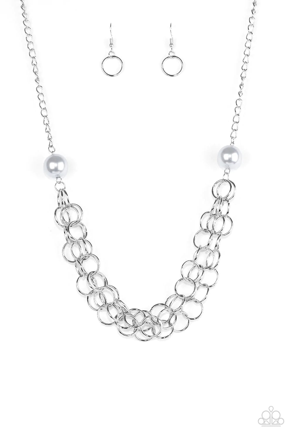 Daring Diva - Silver Necklace