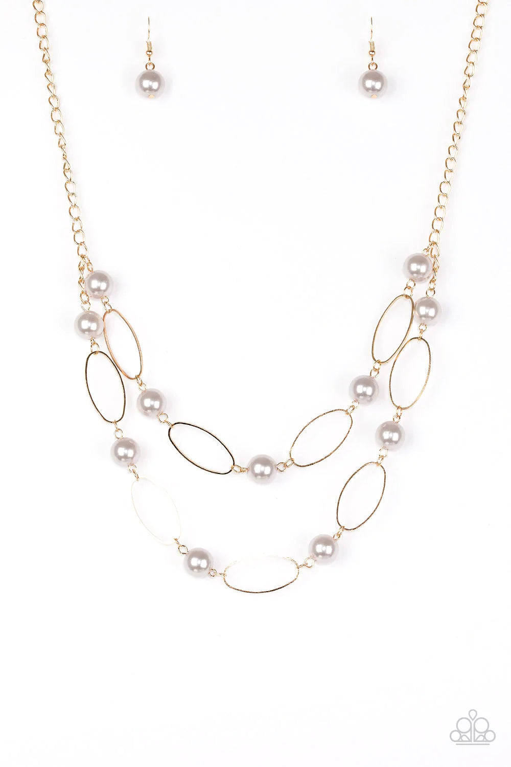 Best Of Both POSH-ible Worlds - Gold/Silver Necklace