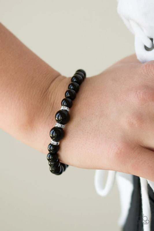 Radiantly Royal - Black Bracelet