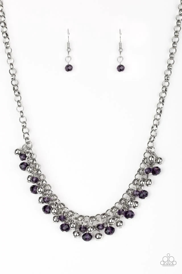 Trust Fund Baby - Purple Necklace