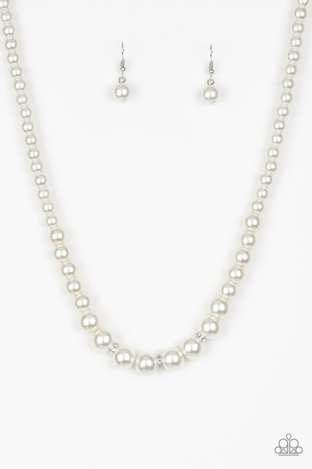 Royal Romance - White Necklace