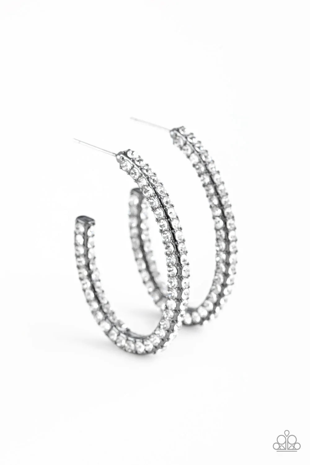 Big Winner - Black Earrings