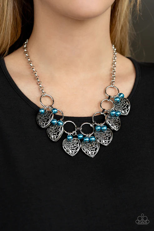 Very Valentine - Blue Necklace