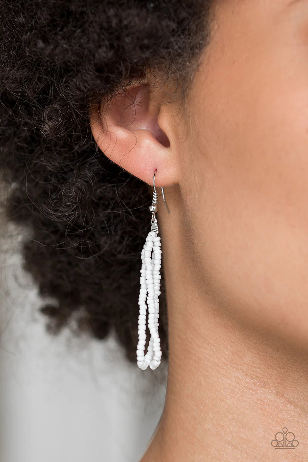 Let It BEAD - White Necklace