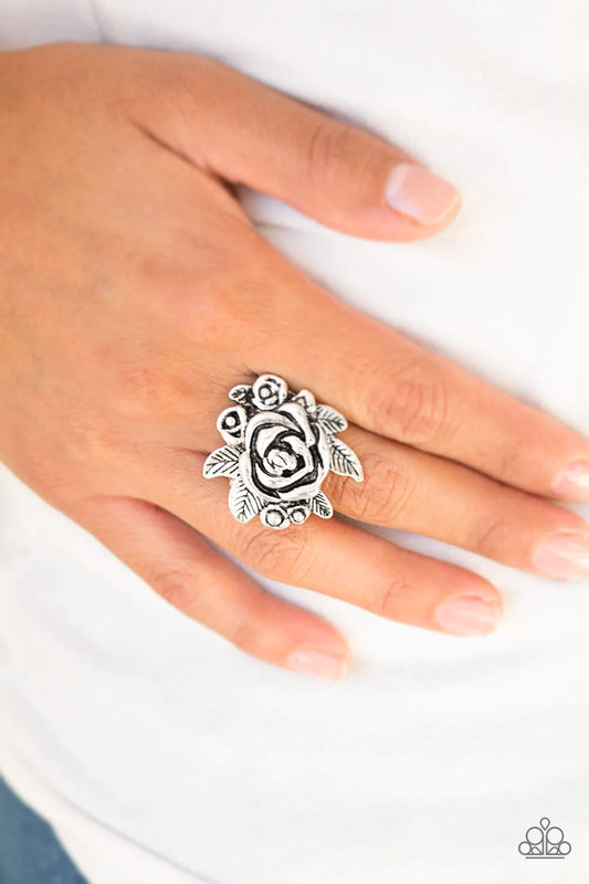 Bouquet Bonanza - Silver ♥ Ring