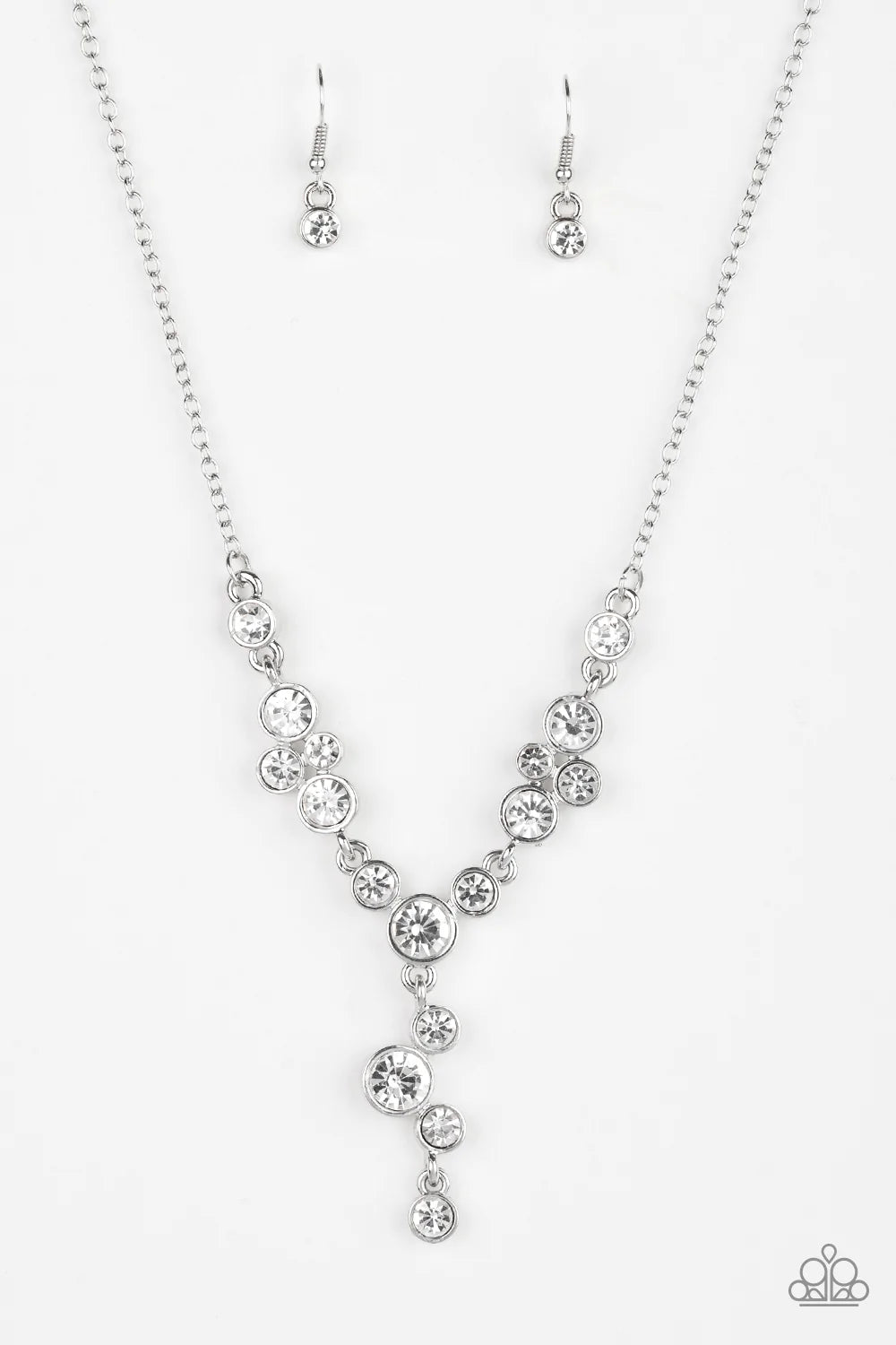Five-Star Starlet - White Necklace