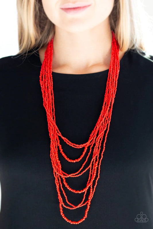 Totally Tonga - Red Necklace