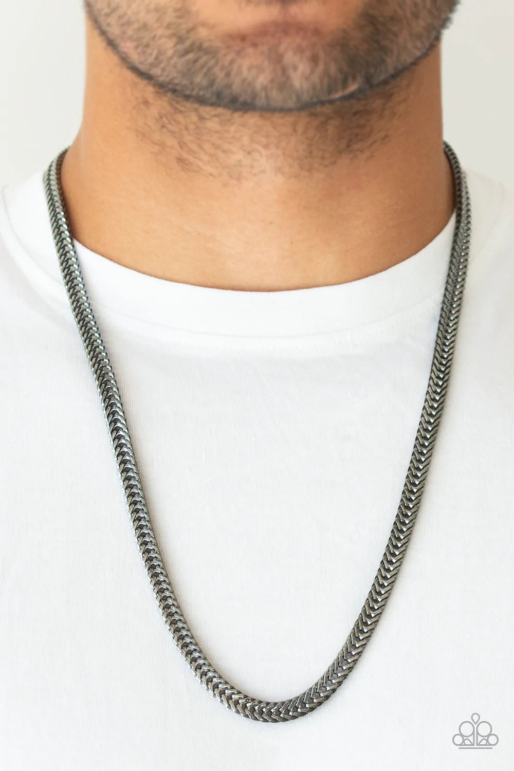 Knockout King - Black Men's Necklace