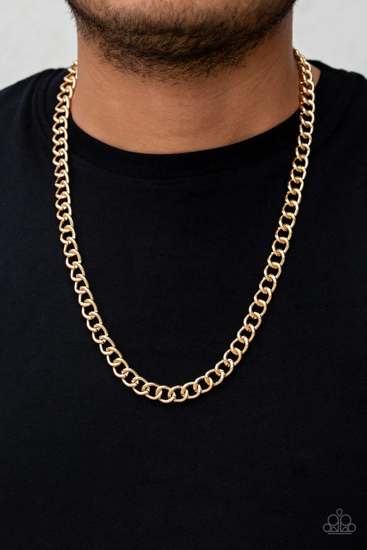 Full Court - Gold Men's Necklace