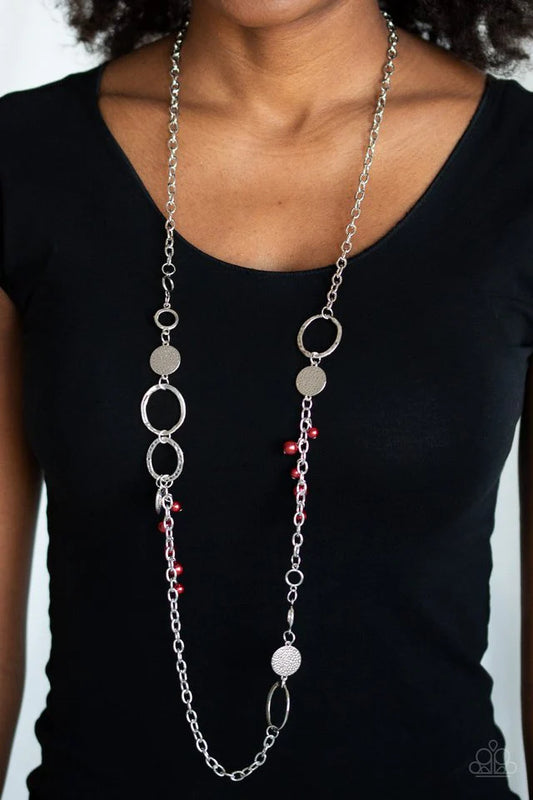 Unapologetic Flirt - Red Necklace