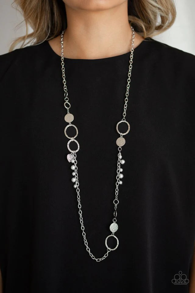 Unapologetic Flirt - Silver Necklace