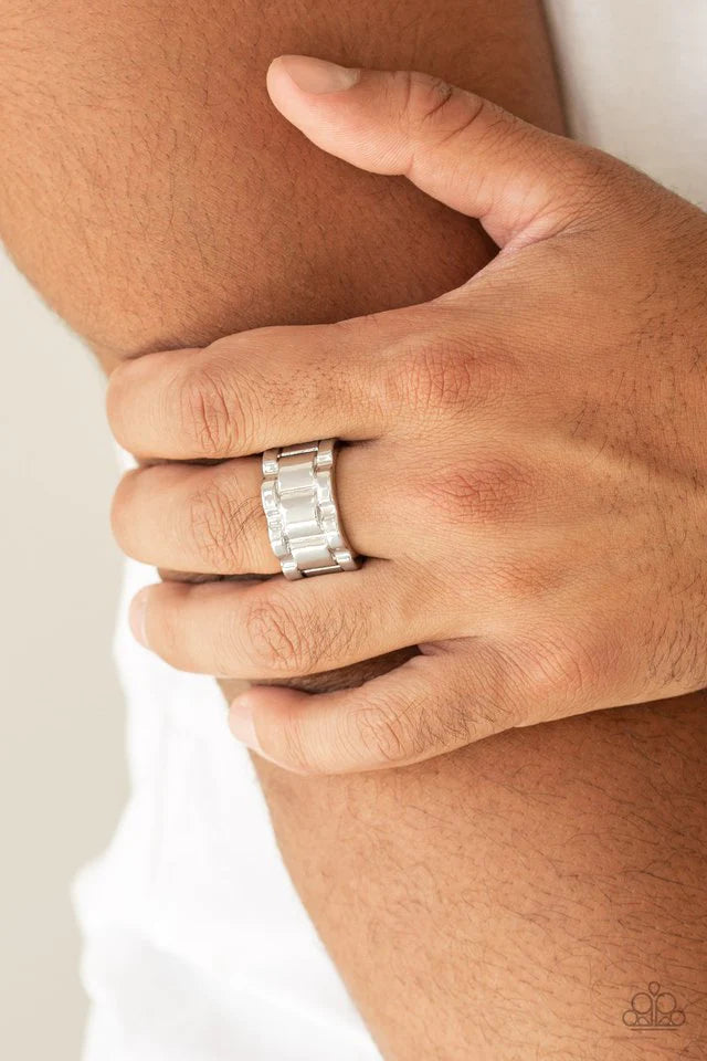 Modern Machinery - Silver MEN'S Ring