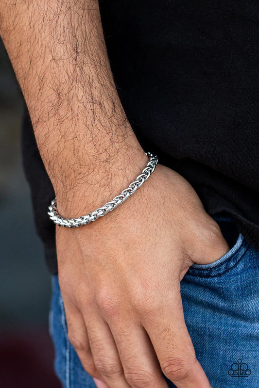 Knocked It Out Of The Park - Silver Urban Bracelet