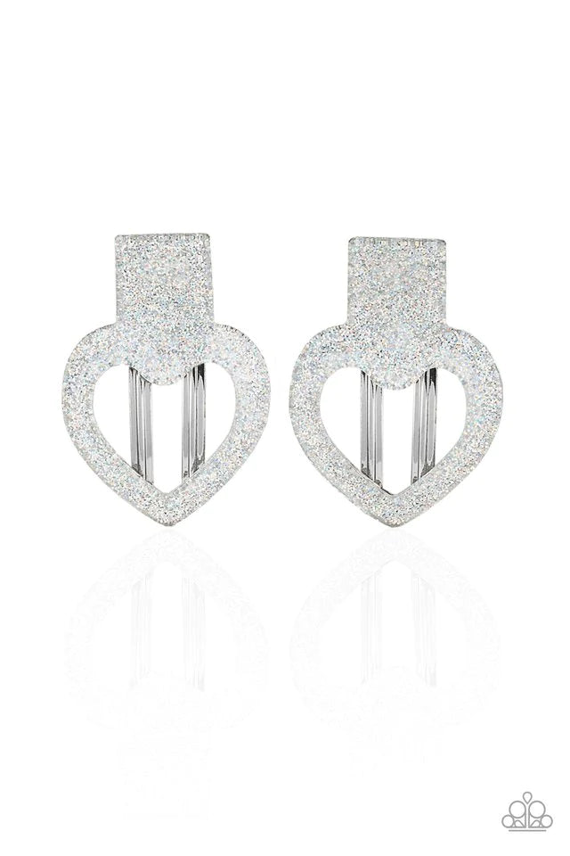 Glitter-Hearted - Multi Hair Clip