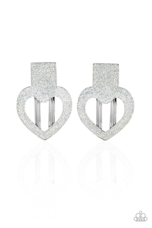 Glitter-Hearted - Multi Hair Clip