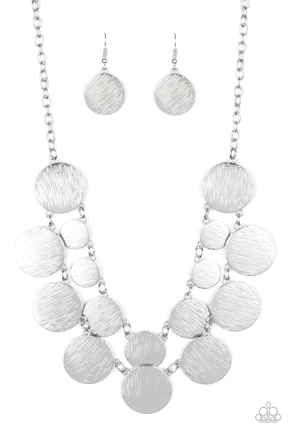 Stop and Reflect - Silver Necklace